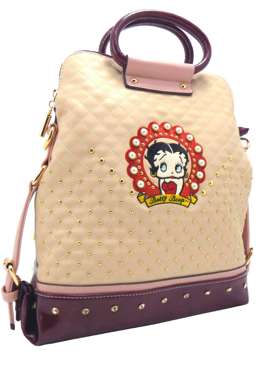 TAŠNA BETTY BOOP A101148-19 RANAC Roze Veci,Biseri krug,Slika Betty