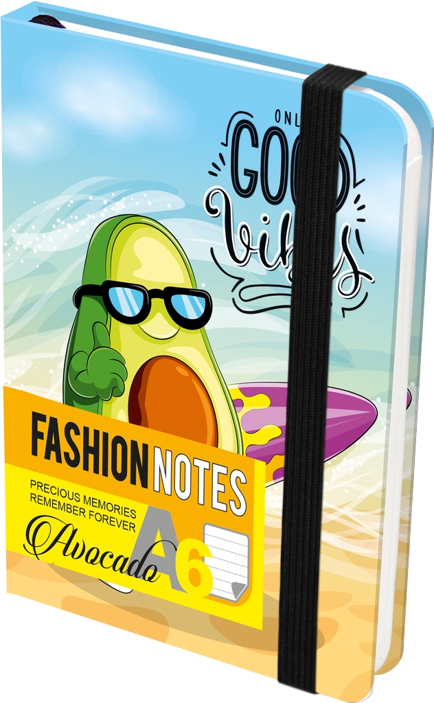 NOTES FASHION AVOCADO A6 TP LINIJE DISPLAY 1/12