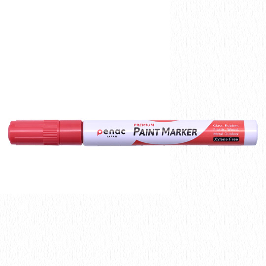 MARKER PENAC PAINT CRVENI METAL OTO140-RD 1/12