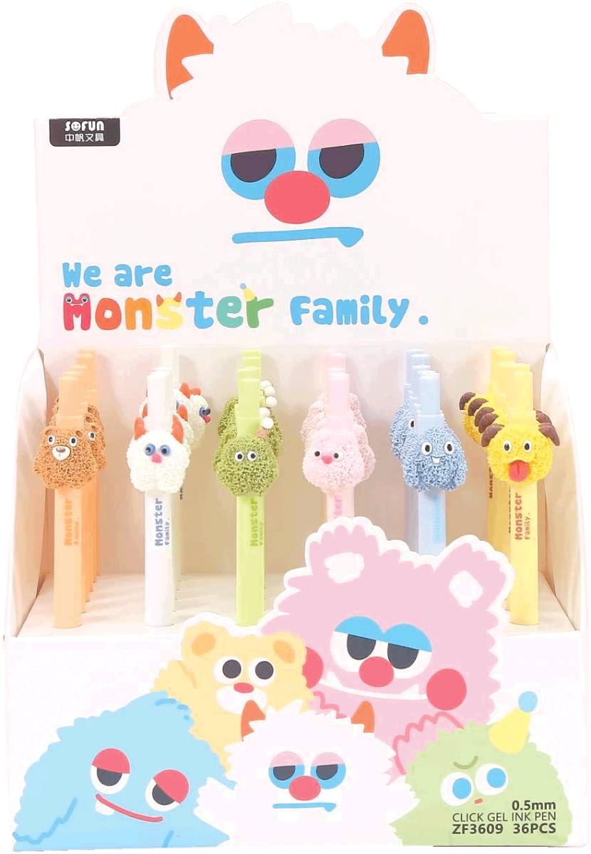 OLOVKA HEMIJSKA ZF3609-1 WE ARE MONSTER FAMILY 1/36 WY