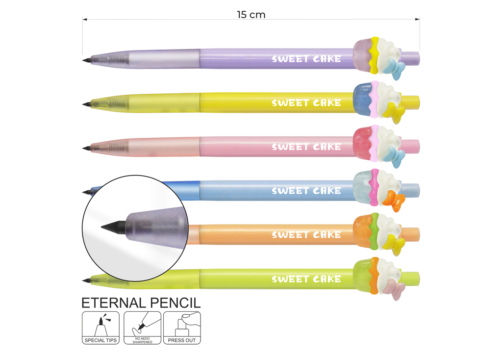 OLOVKA GRAFITNA ETERNAL ZF3387-6 SWEET CAKE 1/36 WY