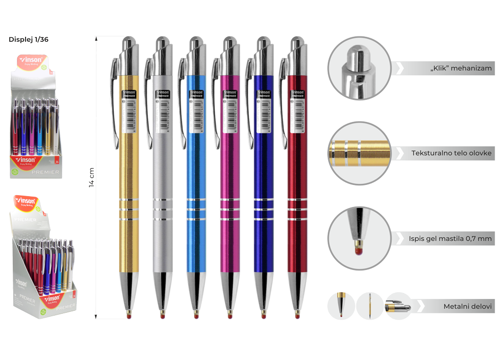 OLOVKA HEMIJSKA VINSON 7631 PREMIER 1/36 METAL KLIK