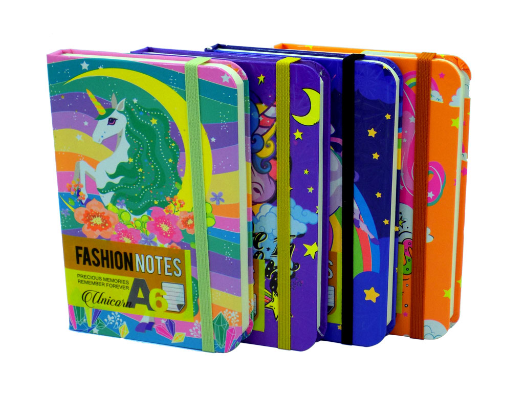 NOTES FASHION UNICORN A6 TP LINIJE DISPLAY 1/12