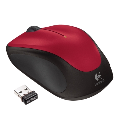 Logitech M235 Wireless Mouse Red