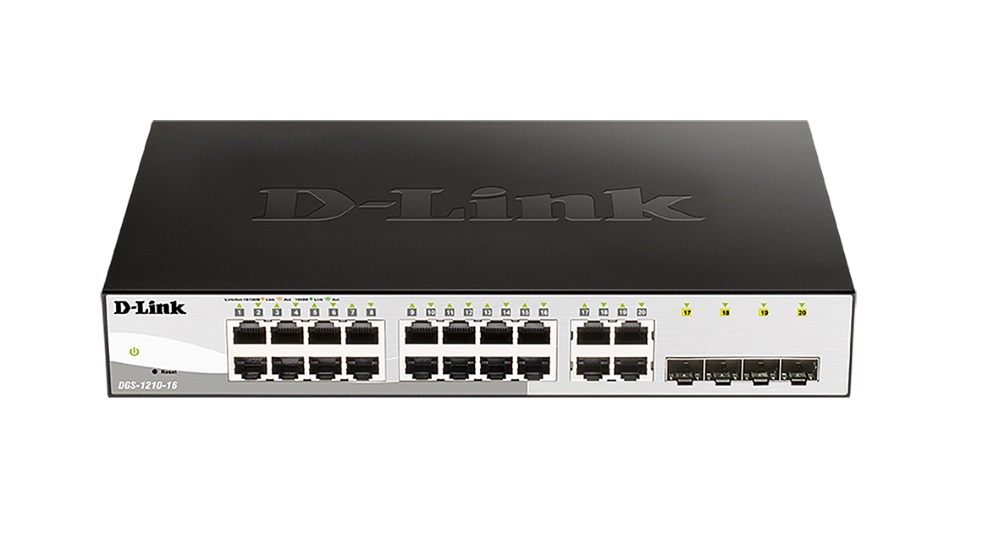 D-Link DGS-1210-16 16-Portni Gigabitni (12 + 4 SFP) Svič