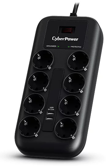 Cyber Power Surge Protector P0820SUF0-DE