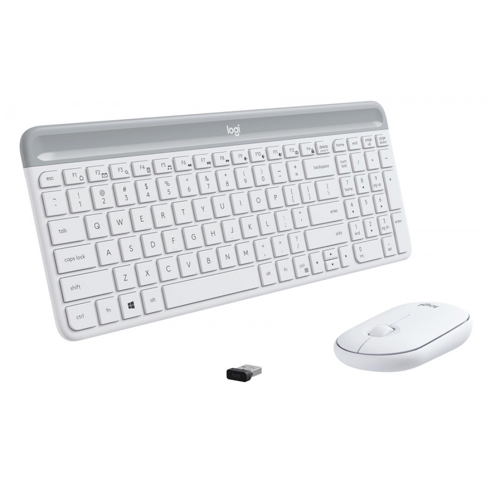 Logitech MK470 Slim Wireless Combo White US