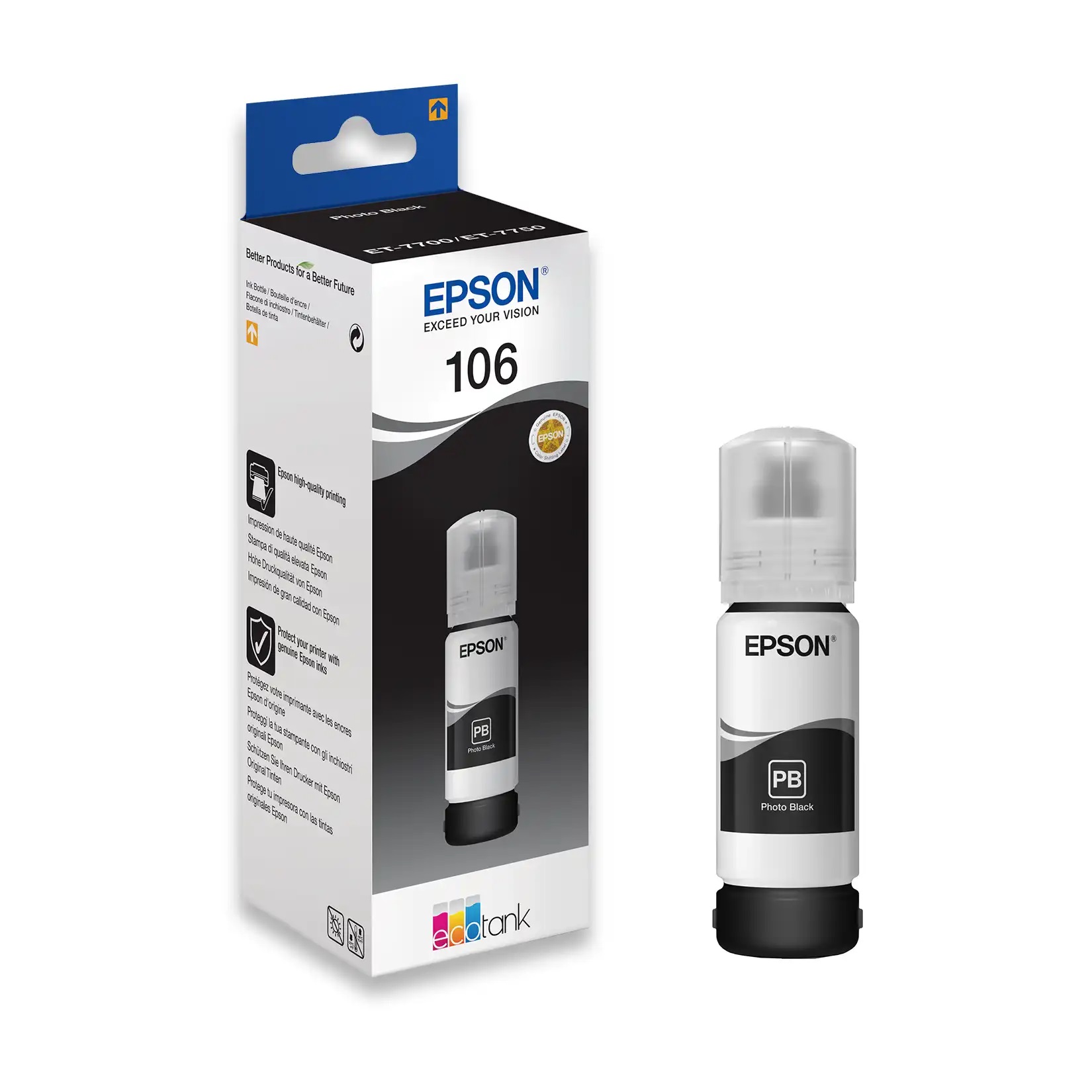 Epson 106 Black mastilo 70ml C13T00R140