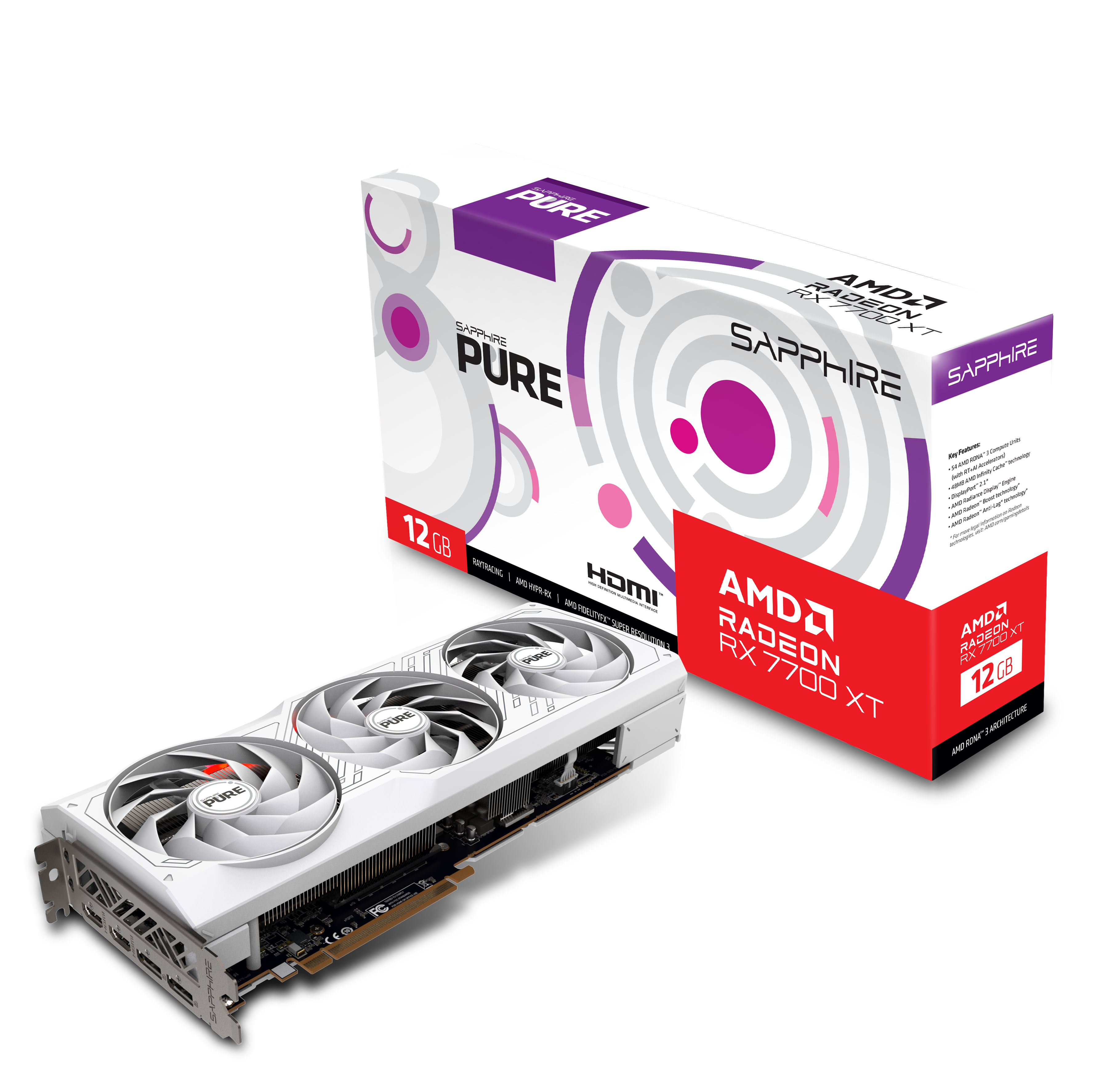 Sapphire PURE RX 7700 XT 12GB 11335-03-20G