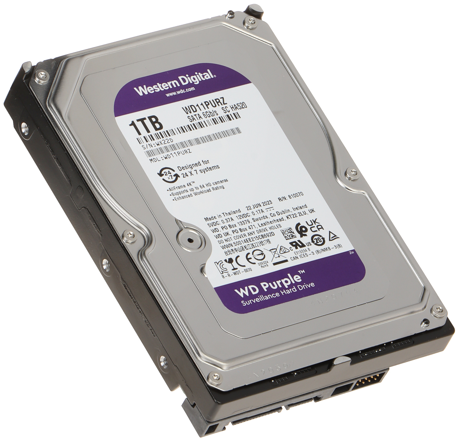 Western Digital 1 TB Purple WD11PURZ