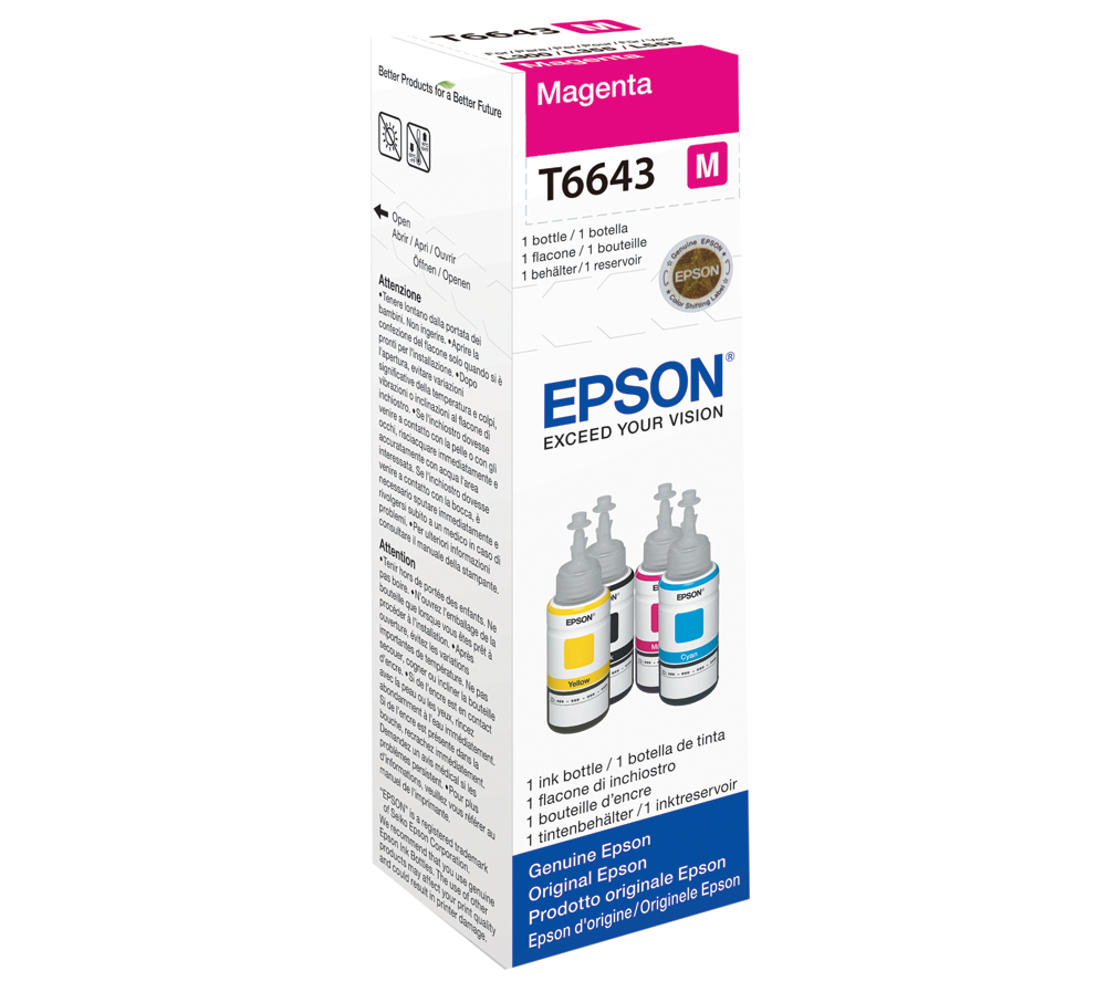 EPSON T6643 magenta mastilo