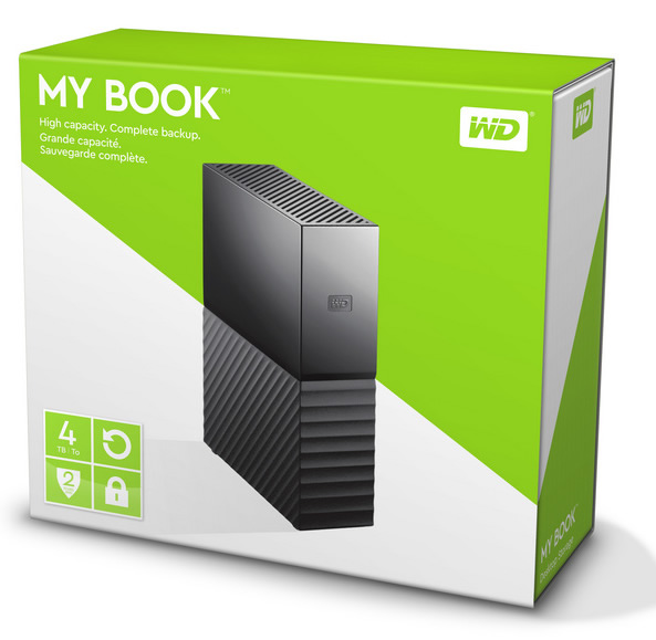 WD My Book 4TB/WDBBGB0040HBK-EESN