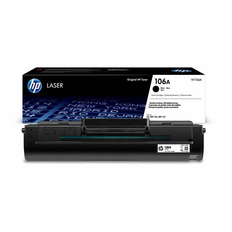 HP 106A Black Laser Toner (W1106A)