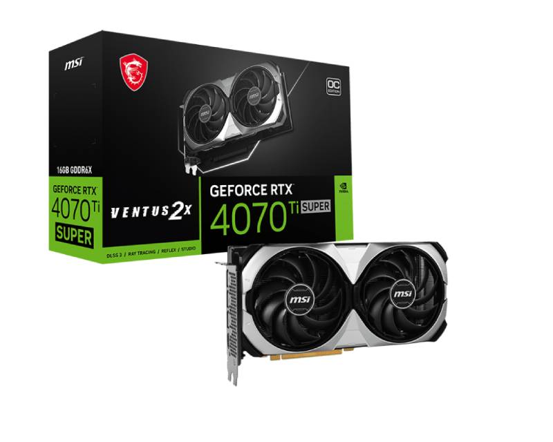 MSI RTX 4070 Ti SUPER 16G VENTUS 2X OC