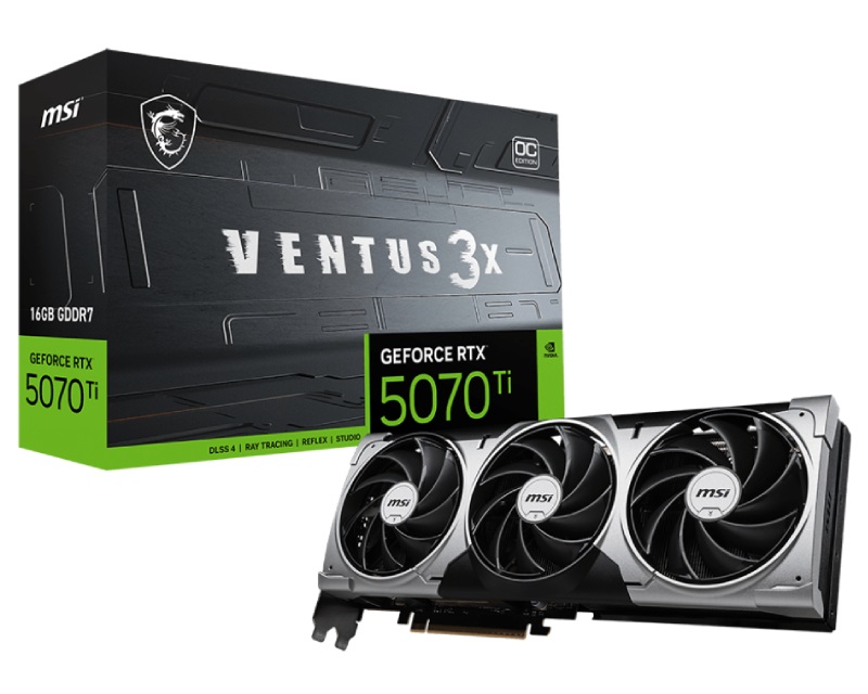 MSI RTX 5070 Ti 16G VENTUS 3X OC