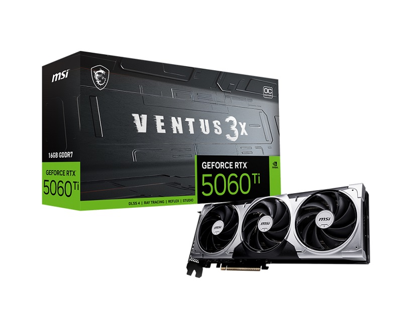 MSI RTX 5060 TI 16G VENTUS 3X