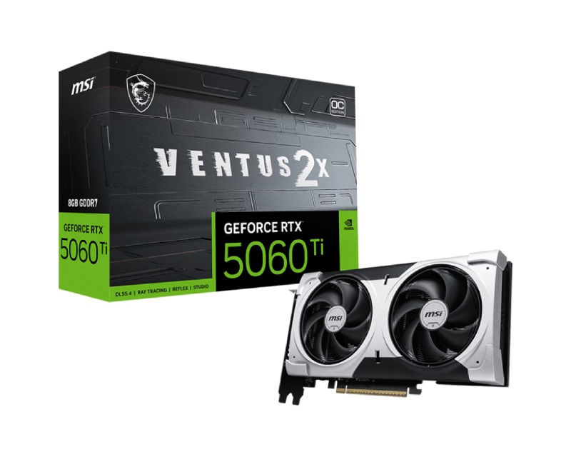 MSI RTX 5060 Ti 8G VENTUS 2X OC PLUS