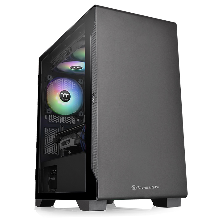Thermaltake S100 TG Black TG CA-1Q9-00S6WN-00