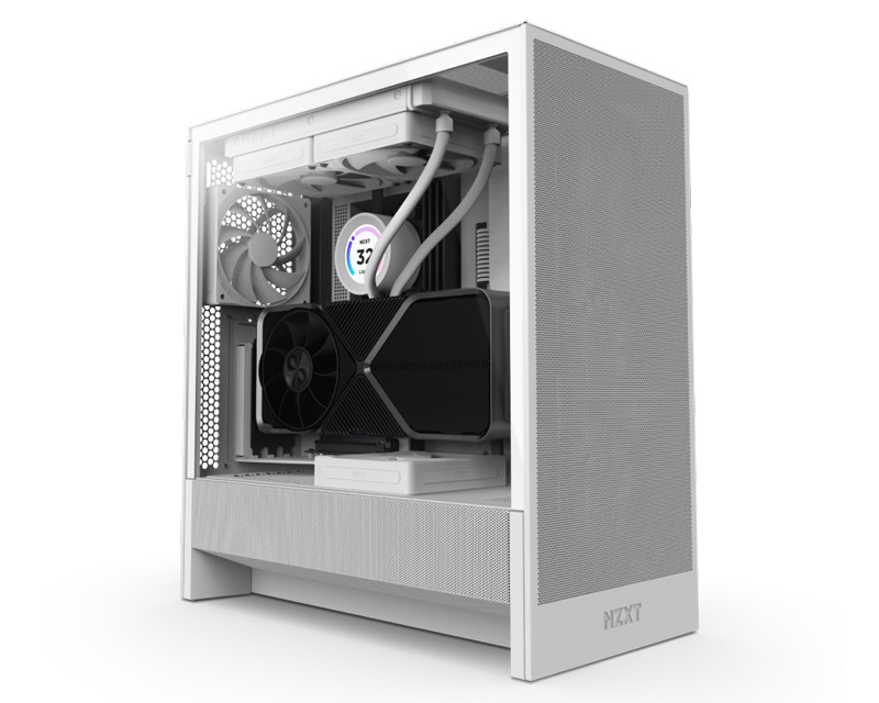 NZXT H5 Flow Gaming White CC-H52FW-01