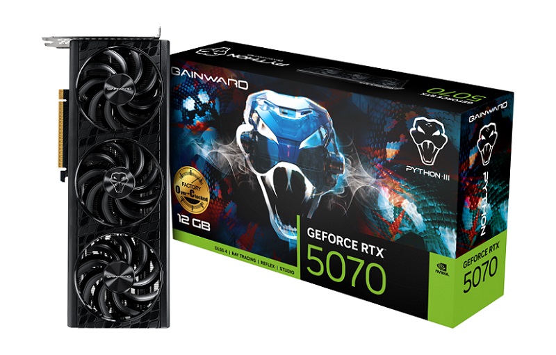 Gainward RTX 5070 Python III OC 12GB NE75070S19K9-GB2050T