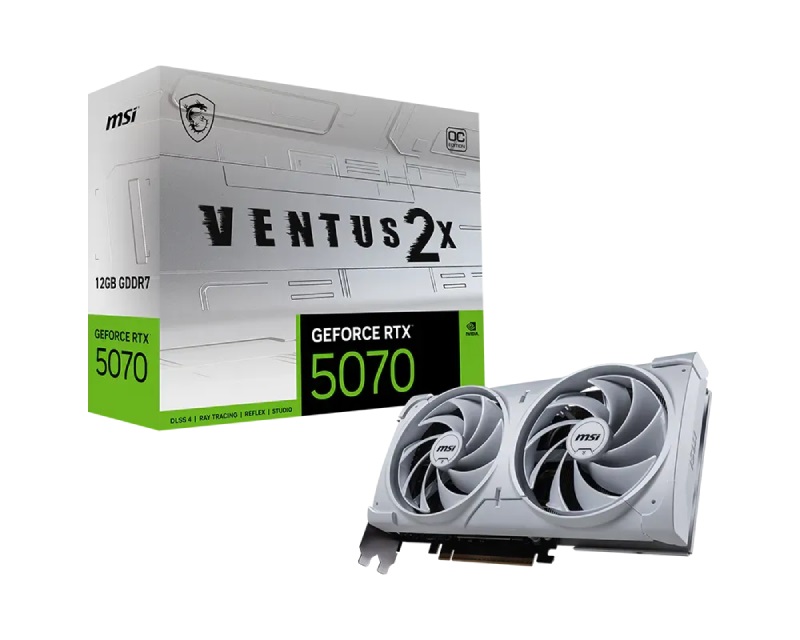 MSI RTX 5070 12G VENTUS 2X OC WHITE