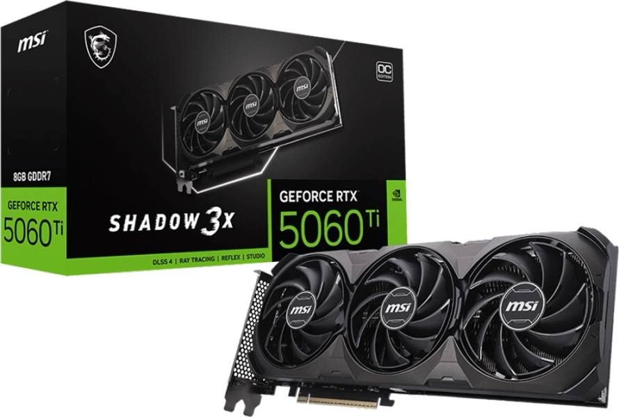 MSI RTX 5060 Ti 8G SHADOW 3X OC