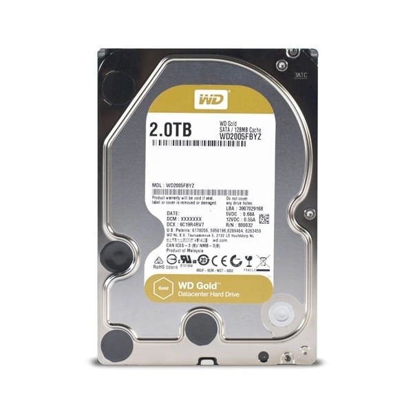 Western Digital HDD 2TB WD2005FBYZ Gold