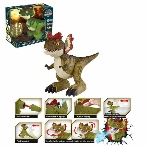 Dinosaurus Dilophosaurus sa daljinskim