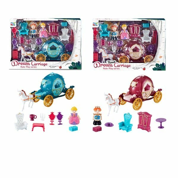 Lutke Sa Konjem, Kočijom I Dodacima Mix