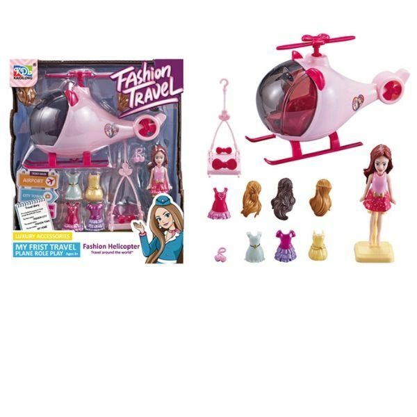 Lutka Sa Helikopterom I Dodacima