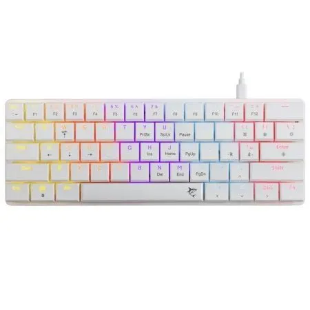 Mehanička tastatura White Shark Nagamaki GK 006211 Bela/Low Profile/Red switches/RGB