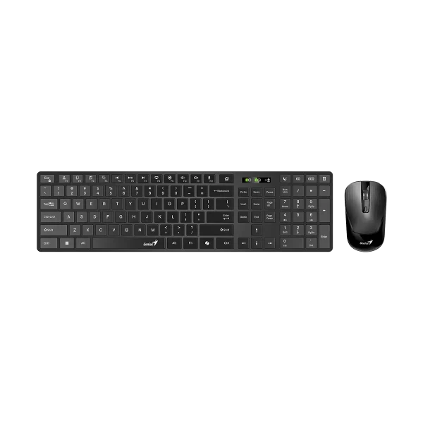 Genius SlimStar 8250 US Crna Bežična Tastatura i Miš Set