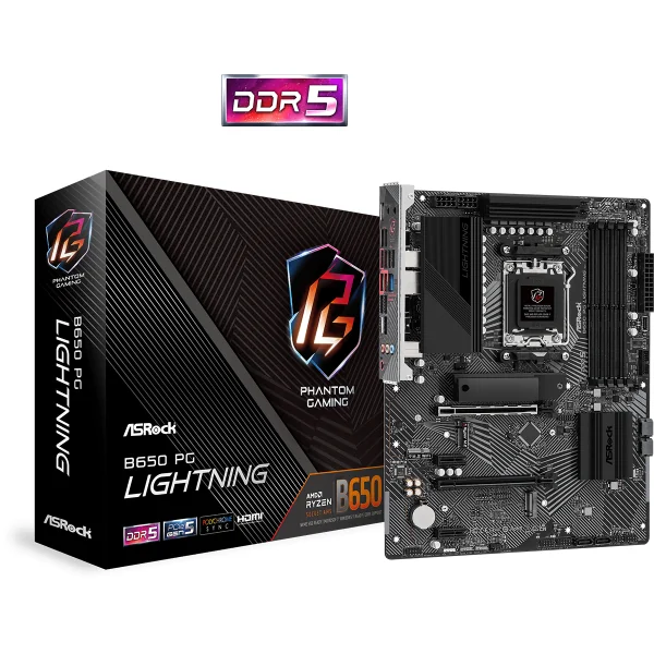 MB AM5 ASRock B650 PG LIGHTNING 90-MXBK20-A0UAYZ