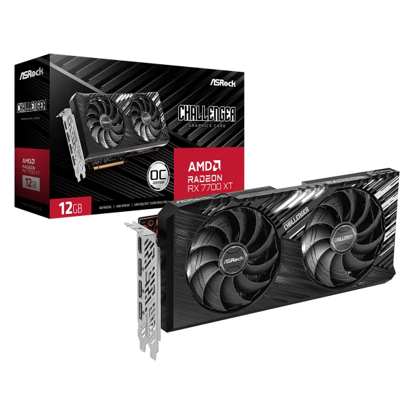 SVGA Asrock Radeon RX 7700 XT Challenger 12G GDDR6 OC, RX7700XT CL 12GO