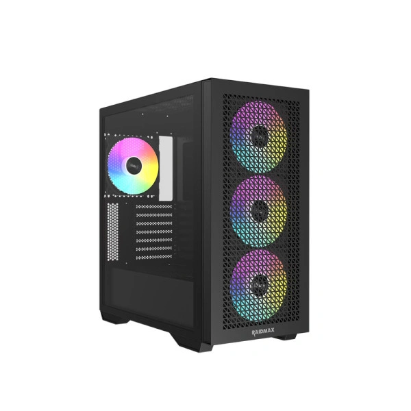 Kućište Raidmax Meshiah X605 Full Tower 4 x ARGB fan/Crni/X605TBF BK