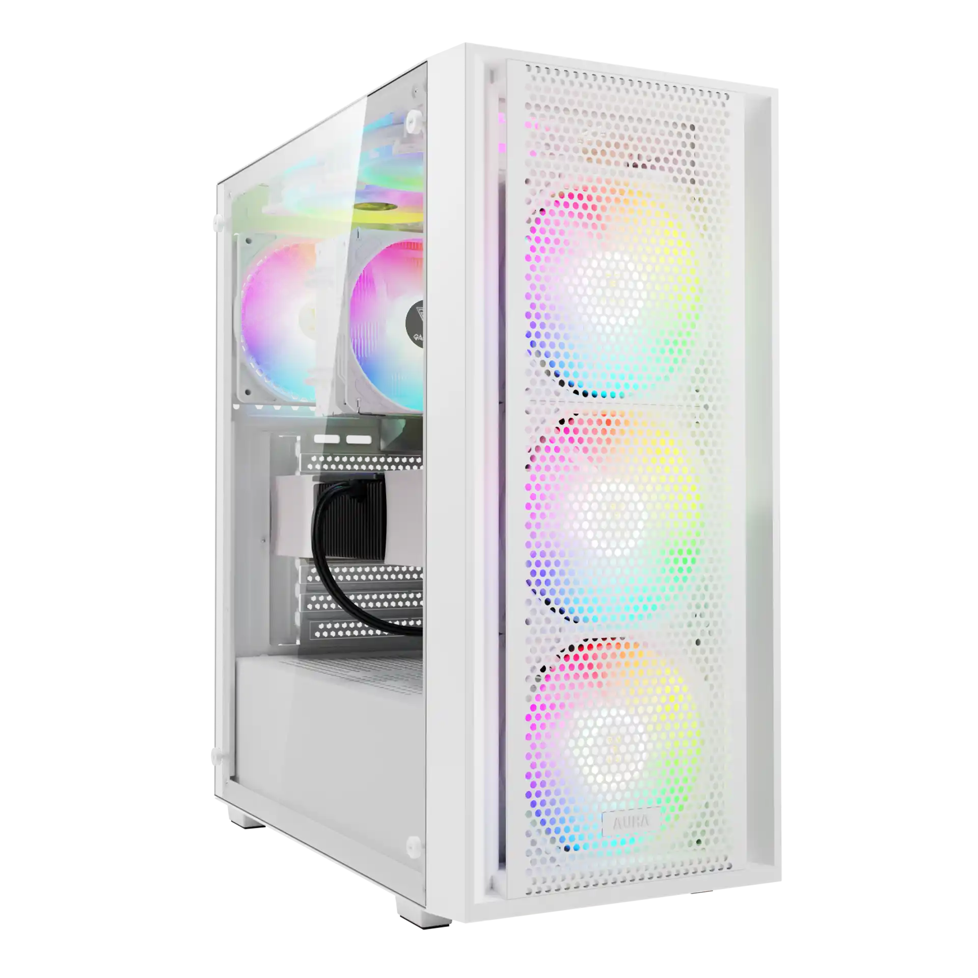 Kućište Gamdias Aura GC2 Elite ARGB belo