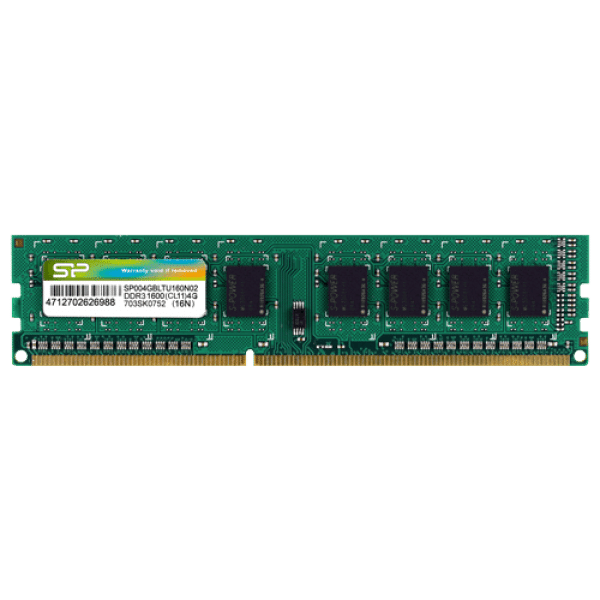 RAM DIMM DDR3 4GB 1600MHz SiliconPower SP004GBLTU160N02