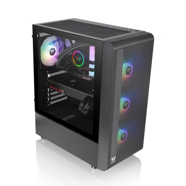 Kućište Thermaltake S200 TG ARGB/Black/Glass/120mm ARGB/no PSU/CA-1X2-00M1WN-00