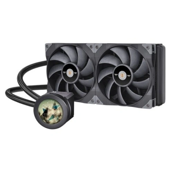 CPU Cooler Thermaltake TOUGHLIQUID Ultra 280 LCD 2.1&quot; Black, CL-W374-PL14BL-A