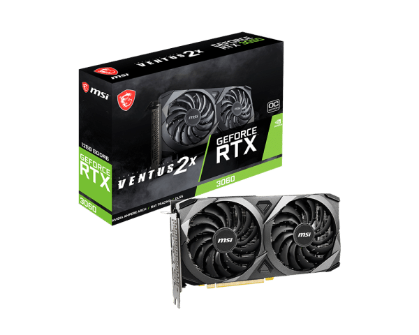 SVGA MSI Geforce RTX 3060 Ventus 2X OC 12GB GDDR6X, V397-214