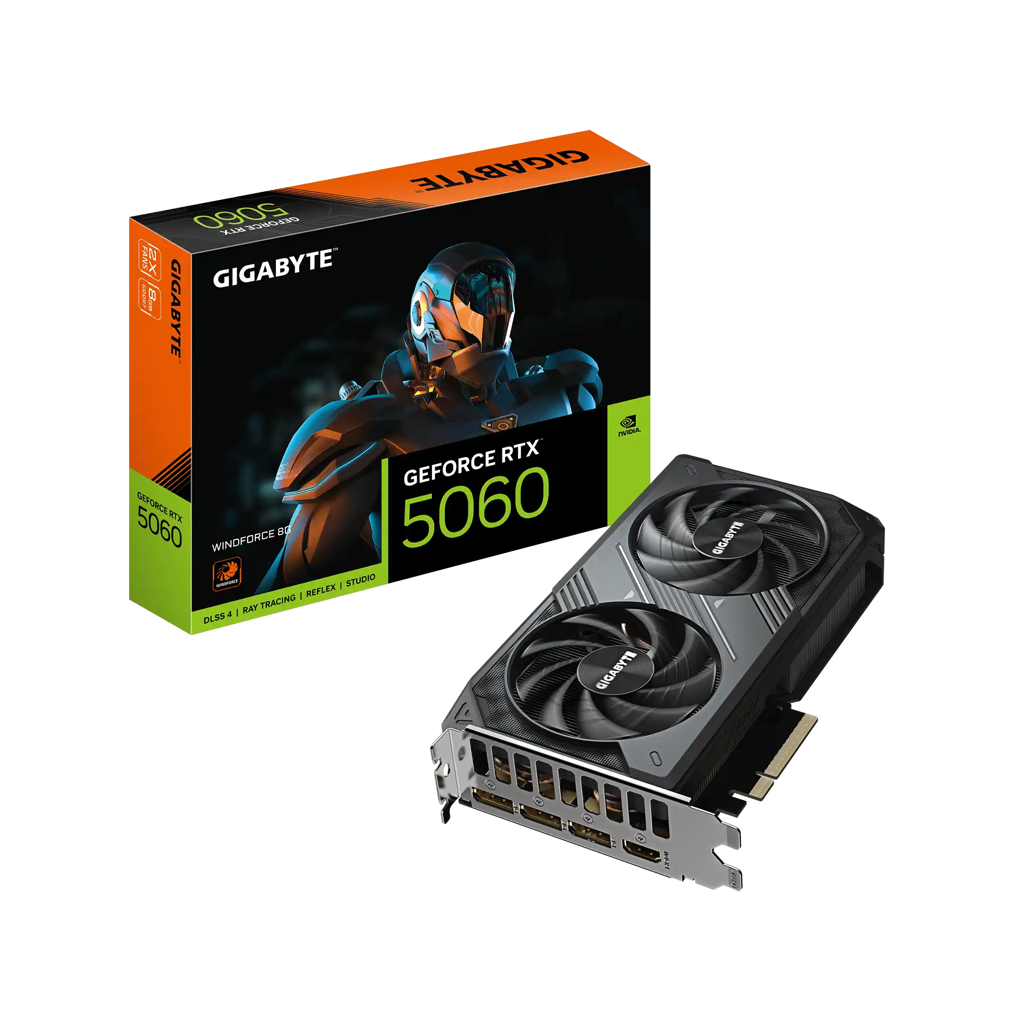 Grafička karta Gigabyte GeForce RTX 5060 Windforce GV-N5060WF2-8GD 8GB GDDR7