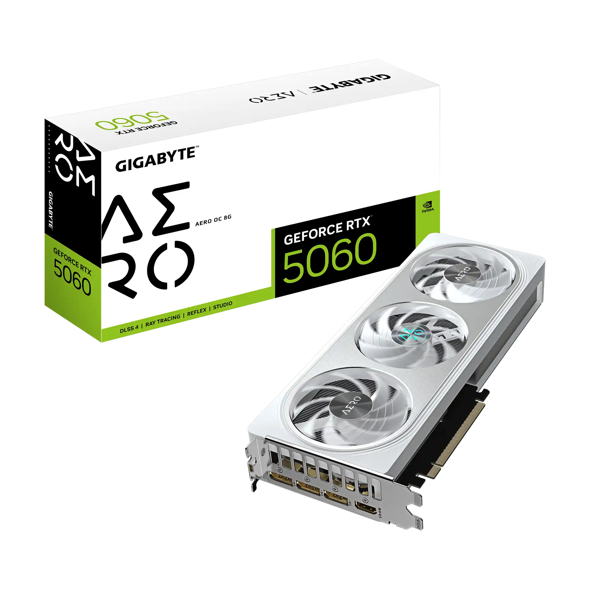 Grafička karta Gigabyte GeForce RTX 5060 Aero OC GV-N5060AERO OC-8GD 8GB GDDR7