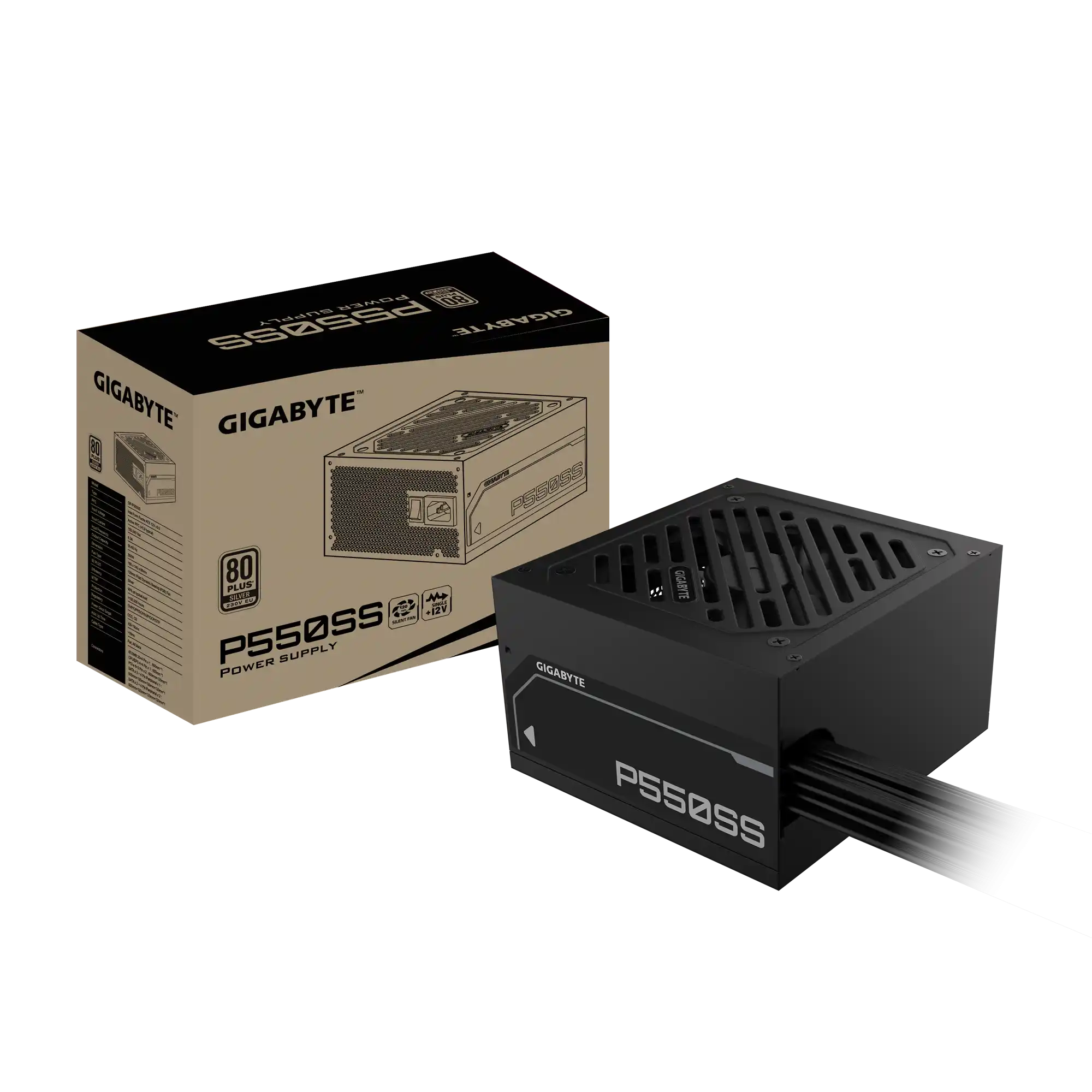 Napajanje 550W Gigabyte GP-P550SS Silver