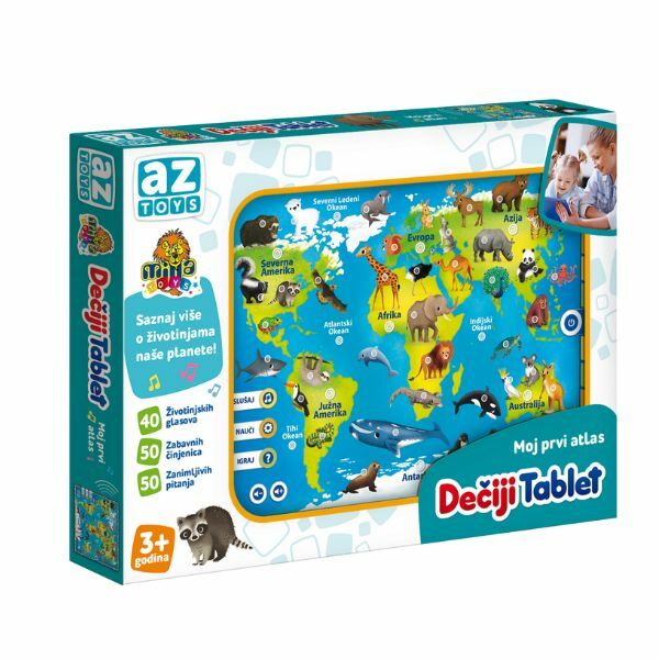 Deciji Tablet Moj Prvi Atlas 010021