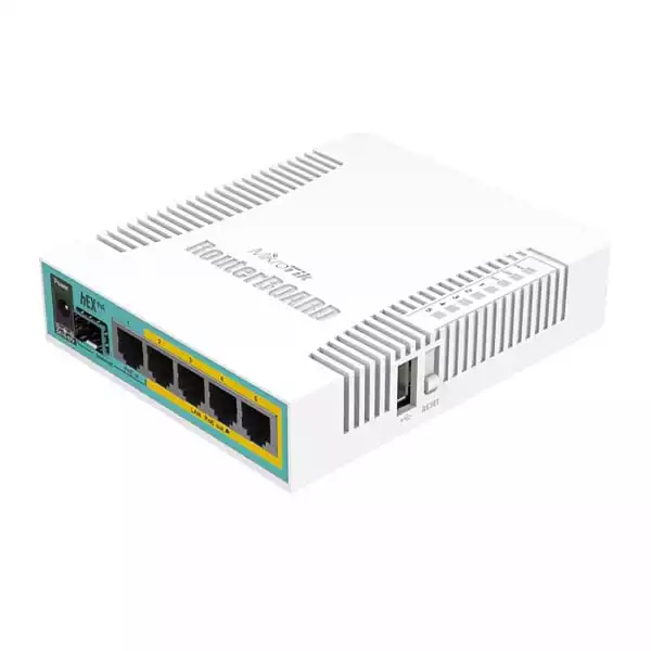 Mikrotik Routerboard RB-960PGS hEX PoE 3G/4G-LTE &amp; PoE svič 5xLAN/WAN+SFP+USB