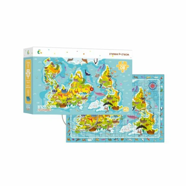 PUZZLE 80 delova ZIVOTINJE U SVETU