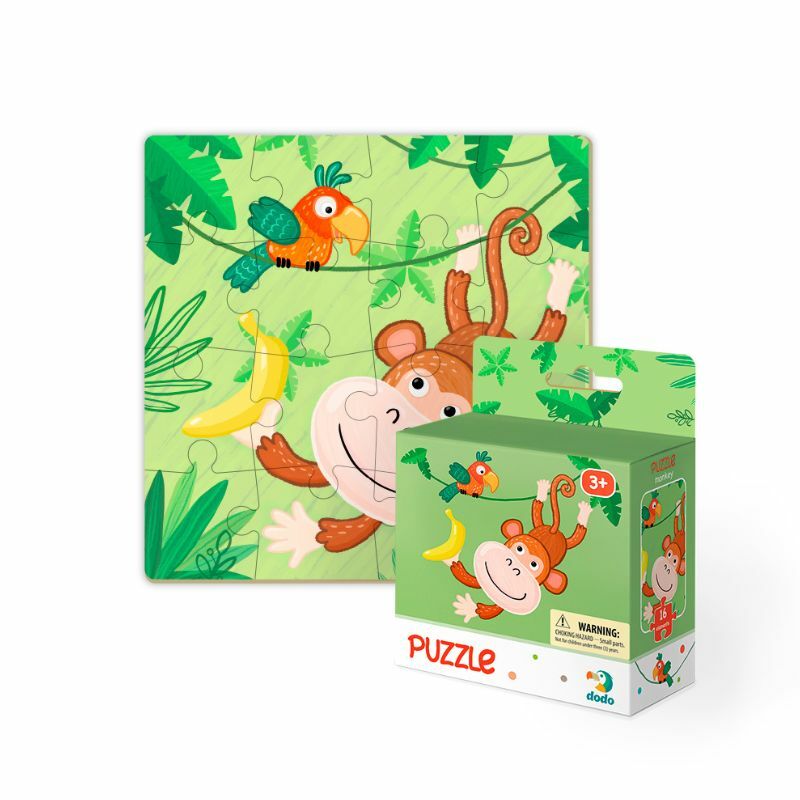 PUZZLE MAJMUN 16 delova