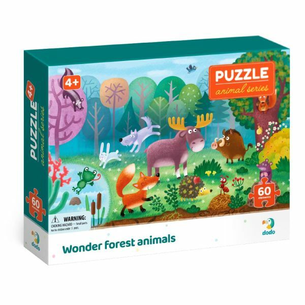 PUZZLE 60 delova SUMSKE ZIVOTINJE