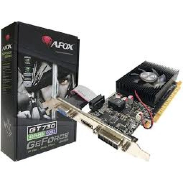 SVGA AFOX GT730 4GB DDR3 128bit DVI/HDMI/VGA/LP, AF730-4096D3L6