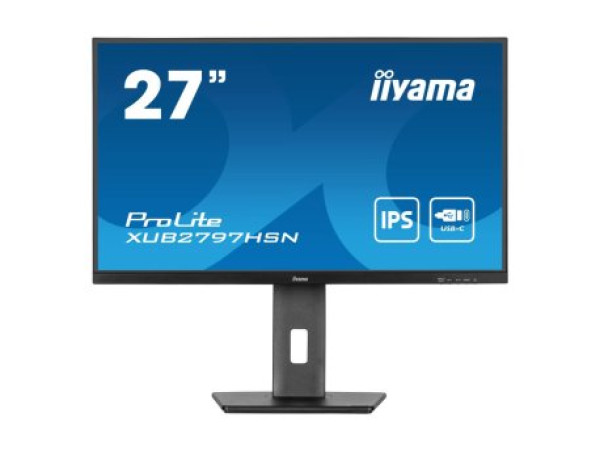 Monitor 27&quot; Iiyama XUB2797HSN-B1 IPS 1920x1080/100Hz/1ms/HDMI/DP/USB/RJ45